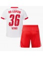Billige RB Leipzig Timo Werner #36 Hjemmedraktsett Barn 2025-26 Kortermet (+ Korte bukser)